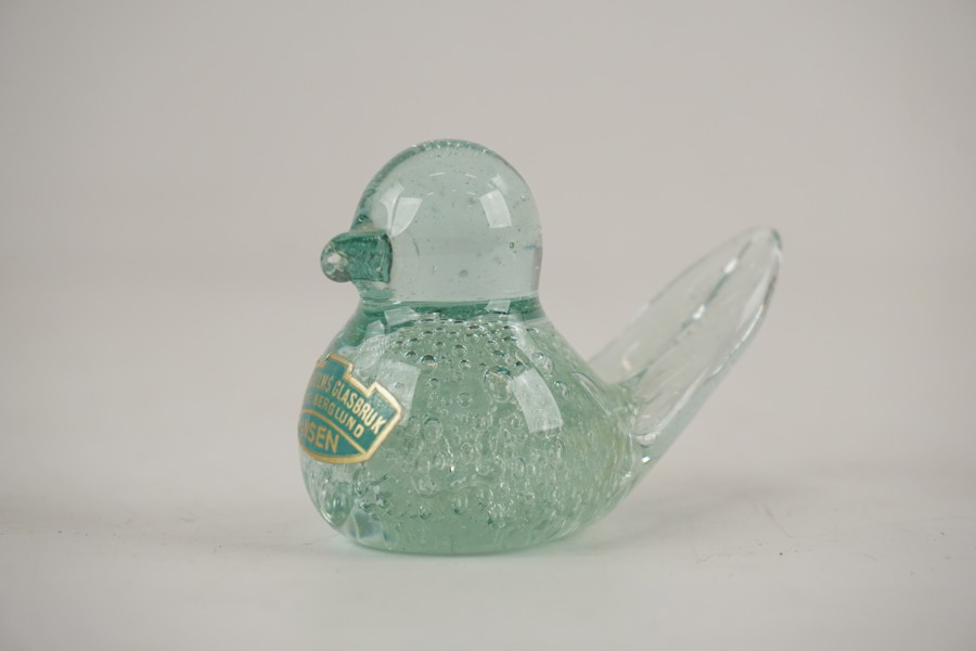 Skansen glas fågel. G13/