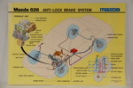 Affisch Mazda 626 Anti-lock Brake system. M18/