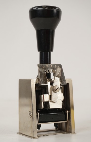 Klimax numerisk Stämpel. C12/