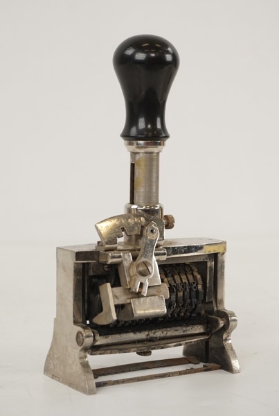 Numrerings stämpel. C4/