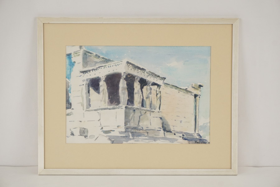 Tavla Eric Elias 56, motiv tempel. M13/