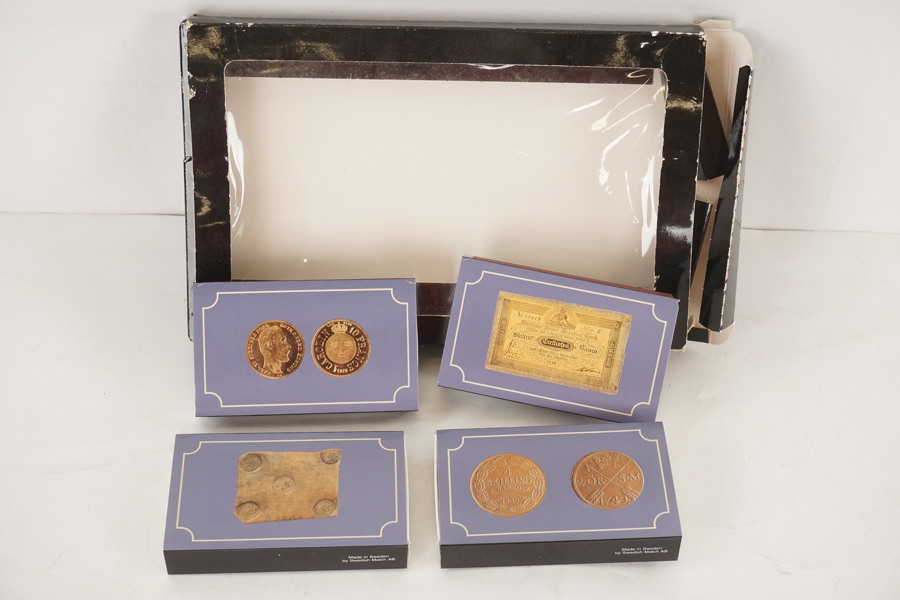 4st Minnetändsticksaskar. A1/