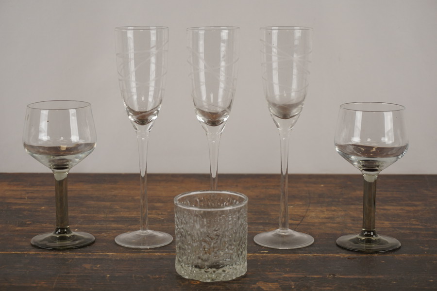 Champagneglas mm. G18/