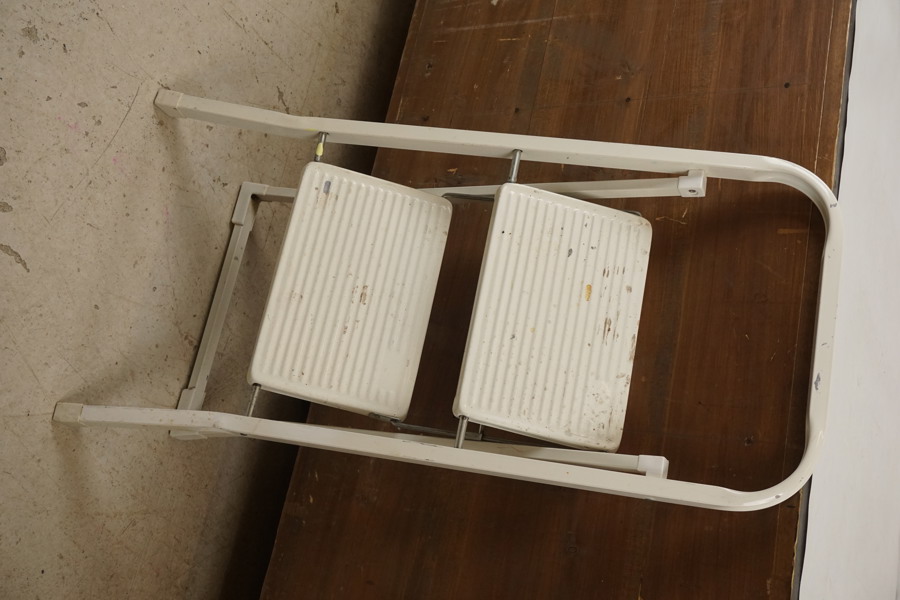 Trappstege 2 steg vit. B148