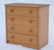 Byrå med 4 lådor. B182