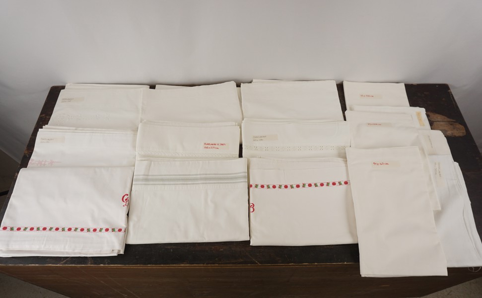 Överlakan med spets mm. BC211