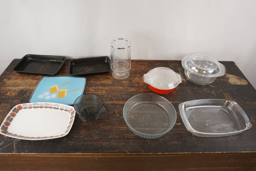 Glasbakformar, mm. BC213