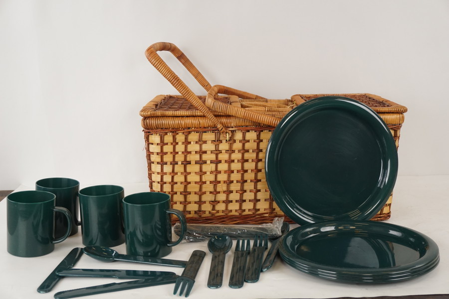 Vintage picknickkorg mm. A134