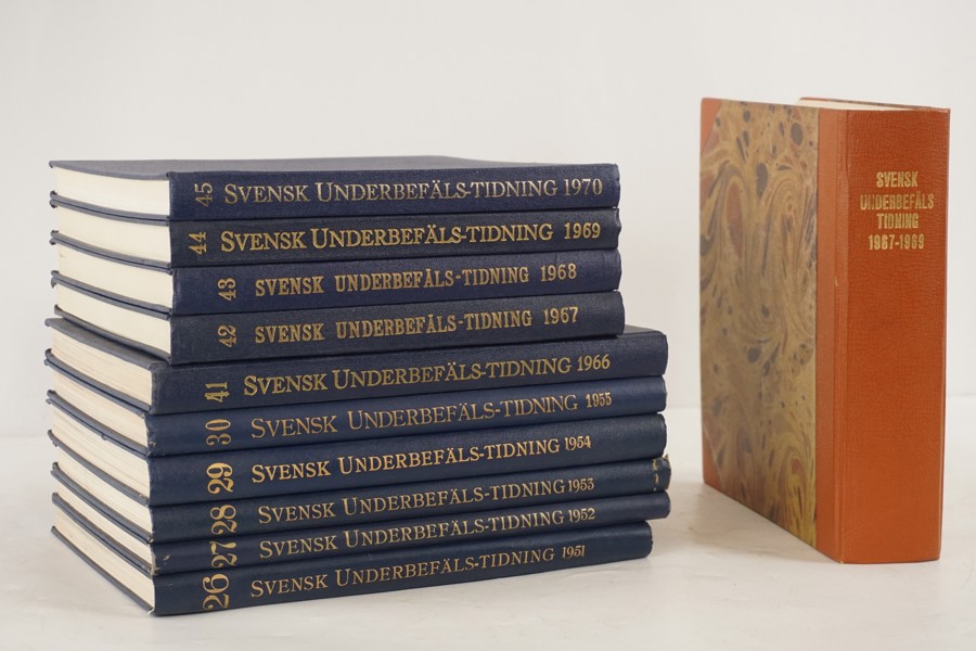 Svensk Underbefäls tidning böcker. BC288