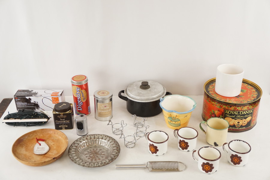 Plåtburkar, kopp Kockums mm. BC290