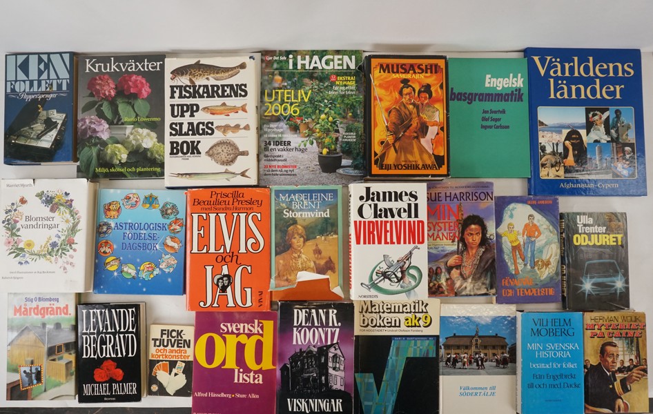 24st Böcker Vilhelm Moberg mm. BC67/