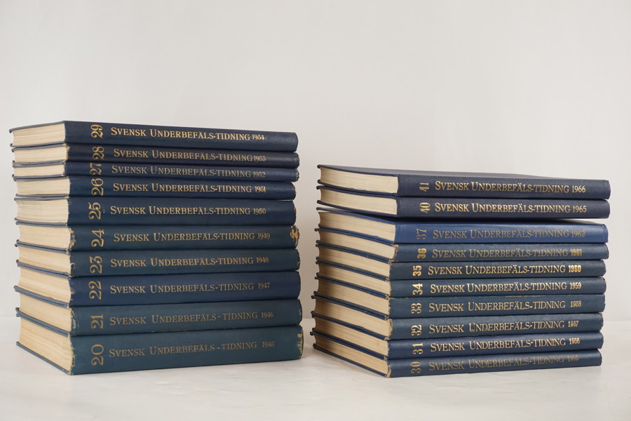 Svensk Underbefäls böcker. BC286/