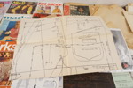 Virka tidningar, klädmönster mm. A100/