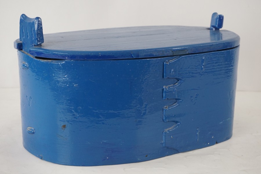 Allmoge Svepask,Trälåda blå. A88/