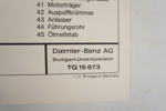 Mercedes Motor M110 affisch. M20/
