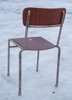 Stol med metallram. B6/