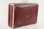 Garantie vintage resväska, röd. B267/