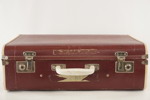 Garantie vintage resväska, röd. B267/