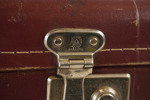 Garantie vintage resväska, röd. B267/