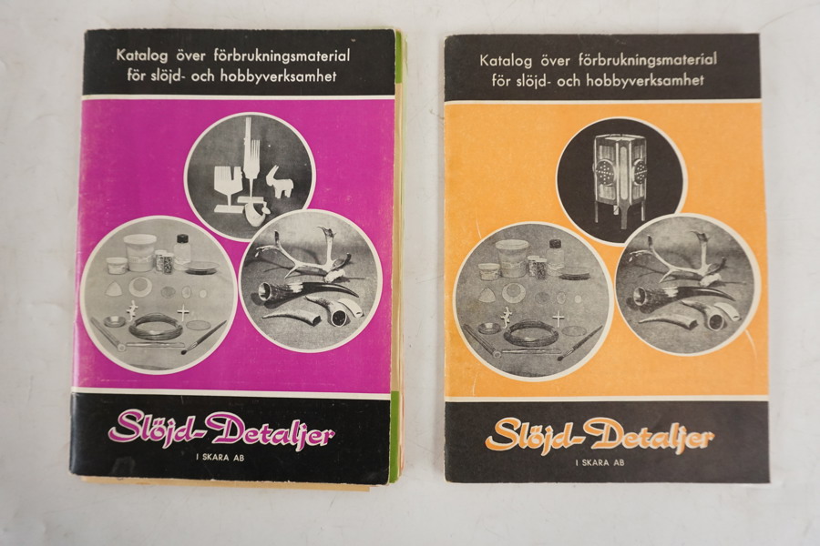 2st Vintage Katalog Slöjd Detaljer. A6