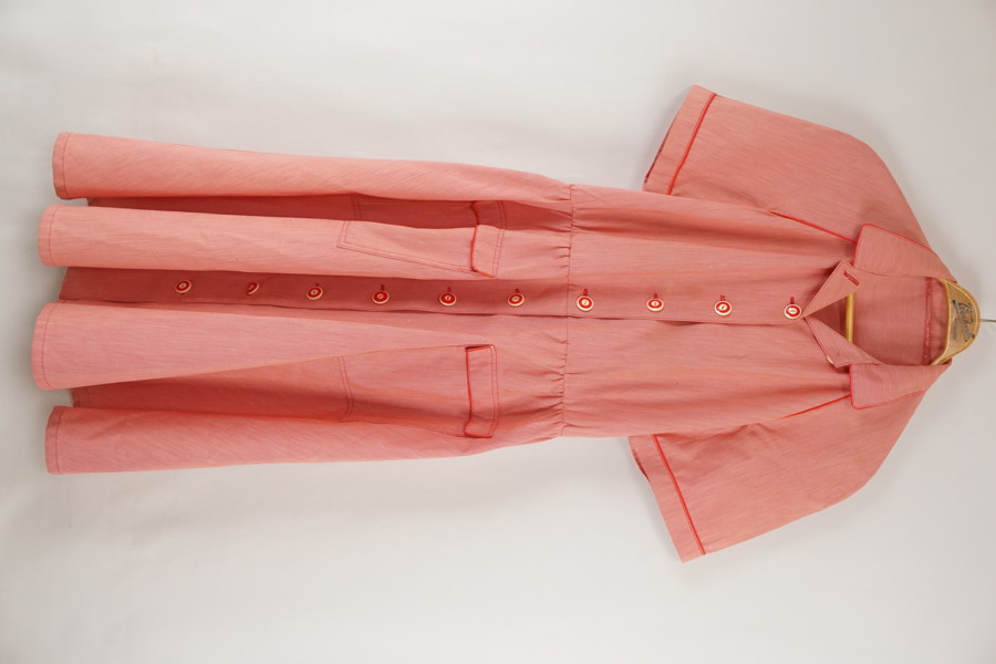 Retro klänning rosa. A15