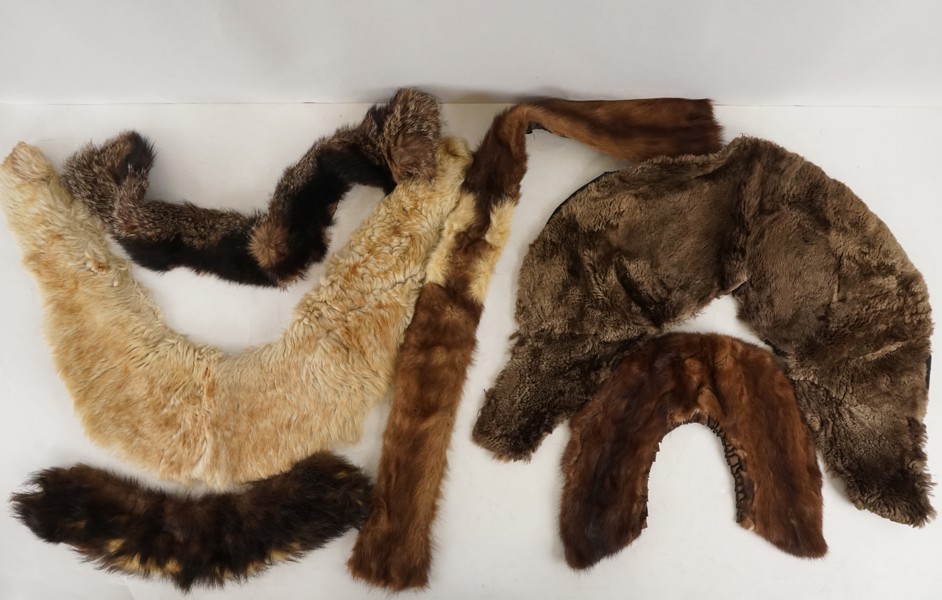 Pälskragar / pälsbitar. BC119