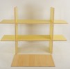 Retro vägghylla gul. B126 