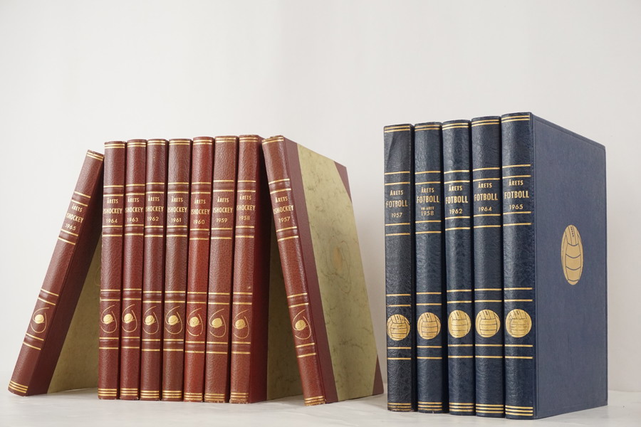 Årets Ishockey, Årets Fotboll böcker. BC187