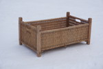 Flätad korg. B196