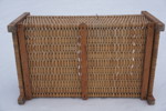 Flätad korg. B196