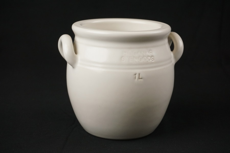 Höganäs krus vit. G8