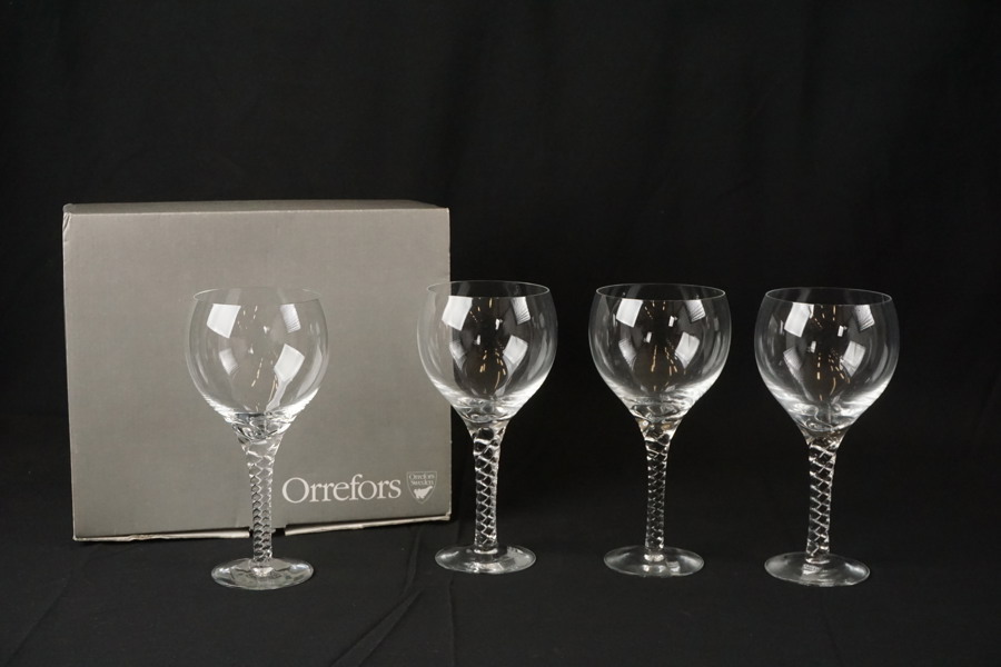 4st Orrefors Anne vinglas. A40