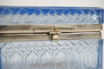 2st Vintage Glasskrin blå. G26