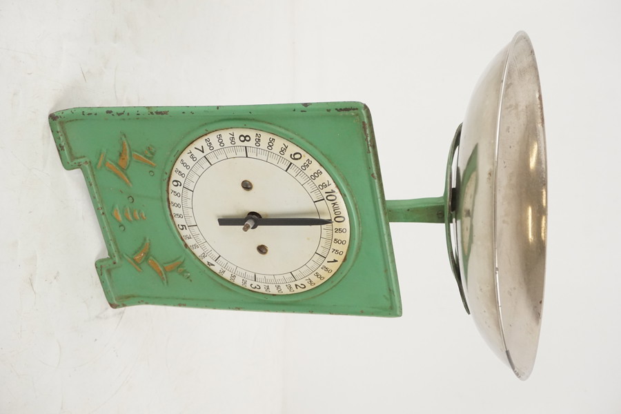 Vintage hushållsvåg grön. C19