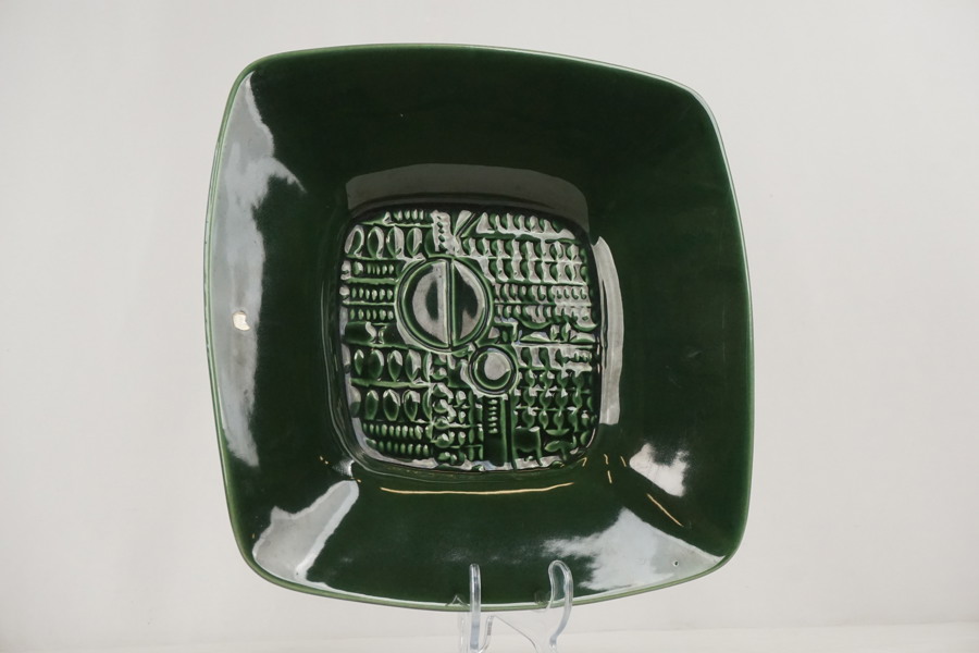 Christina Fiedler Bo Fajans  Skål grön. G29