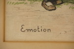 Litografi Georges Redon, Emotion. M3