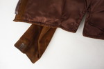 Damjacka i skinn brun. A55