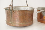 Äldre Kopparkastruller. D13  