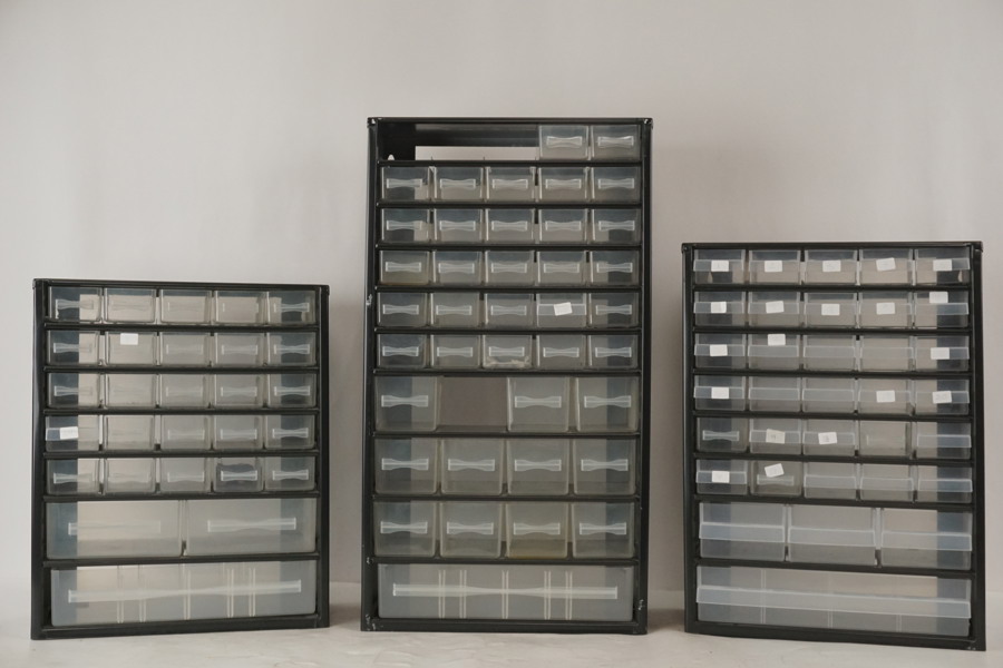 3st Sortimentskåp Clas Ohlsson. M18