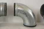 Rör böjar för ventilationskanaler. B214