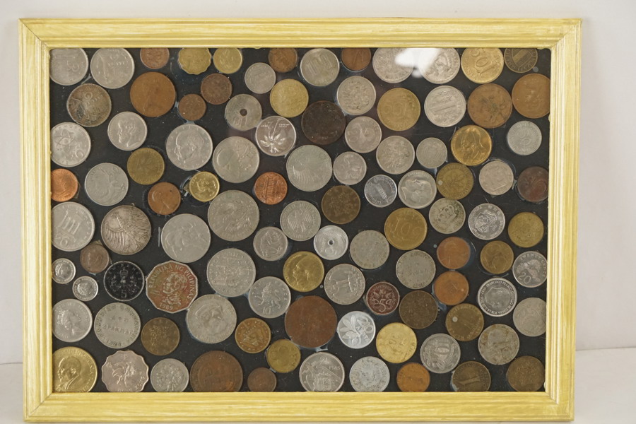 Liten Myntsamling i ram. A106