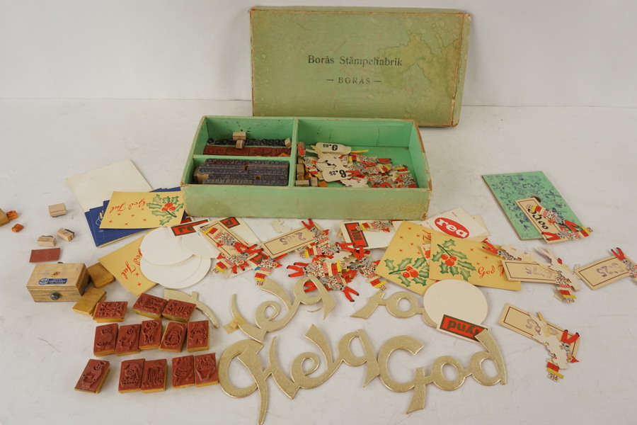 Vintage Rubber stämpel mm. A108 