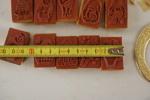 Vintage Rubber stämpel mm. A108 