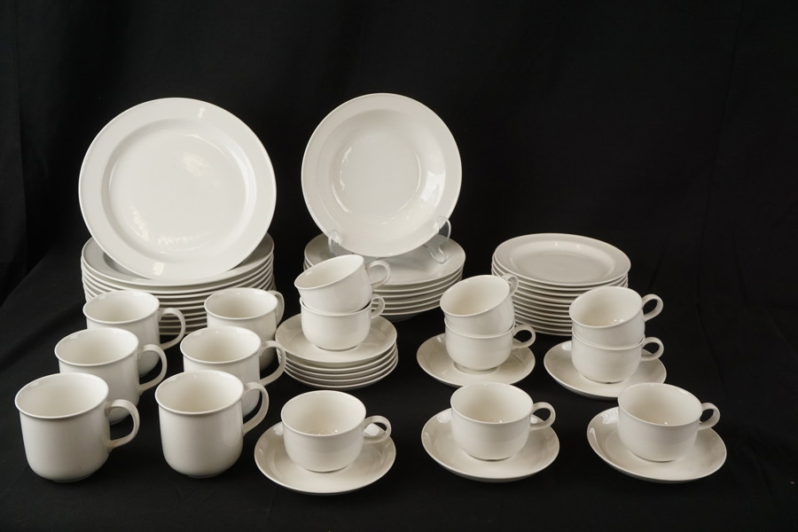 Porslin servis Diamant Rörstrand vit. G48