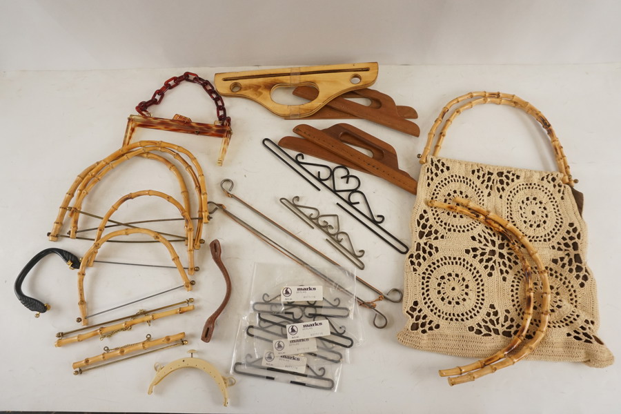 Handtag till väskor i bambu mm. A144