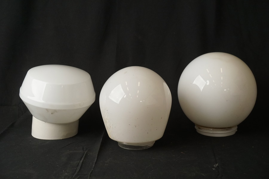 3st Lampkupor vit. G59