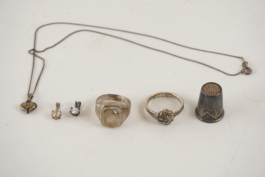 Silversmycke, silver 835. A161 