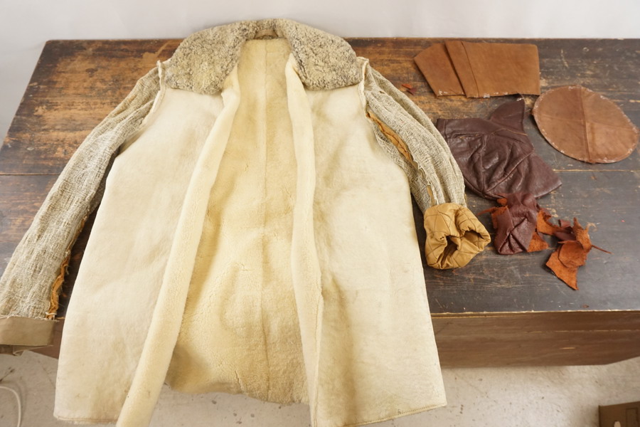 Fårskinnsfoder från jacka mm. BC301