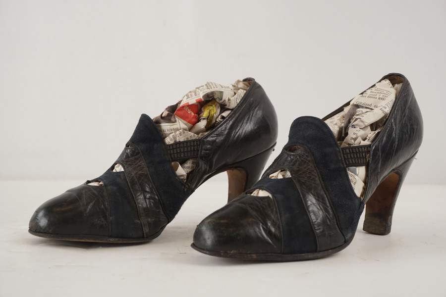 Vintage damskor svart. A213