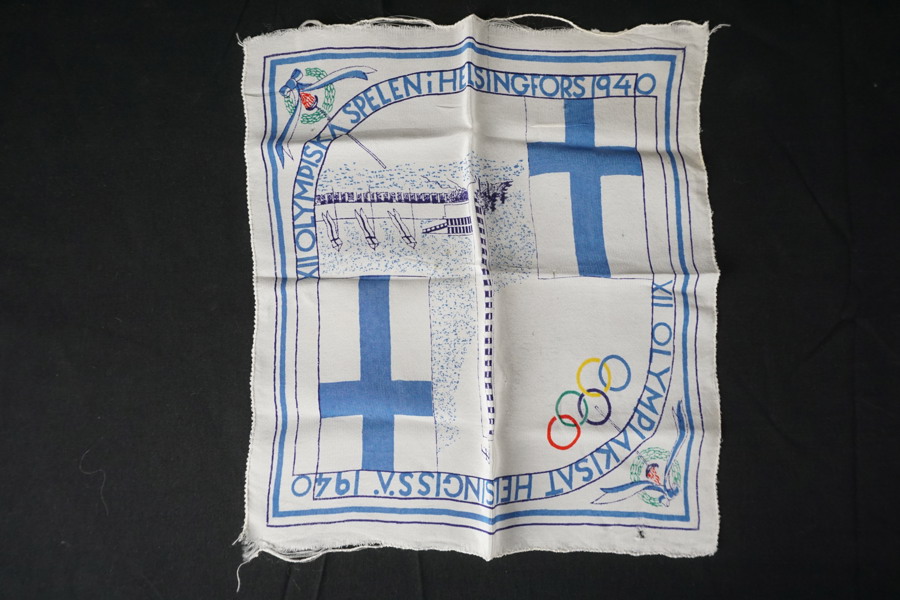 XII Olympiska spelen Helsingfors 1940 duk. A221